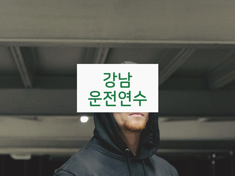 강남운전연수 후기