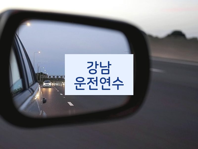 강남운전연수 후기