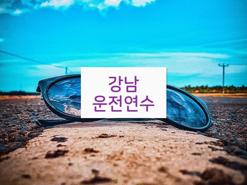 강남운전연수 후기
