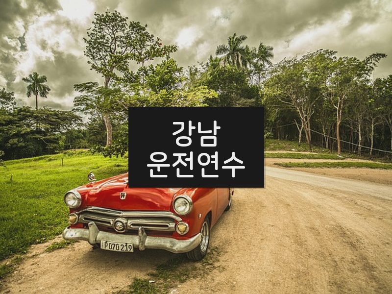 강남운전연수 후기