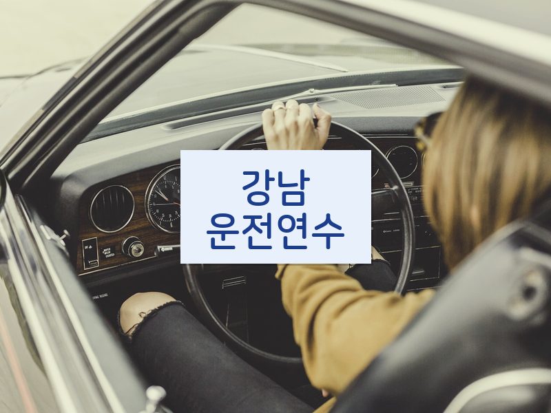 강남운전연수 후기