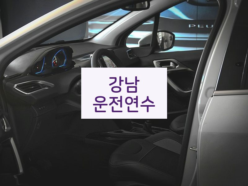 강남운전연수 후기