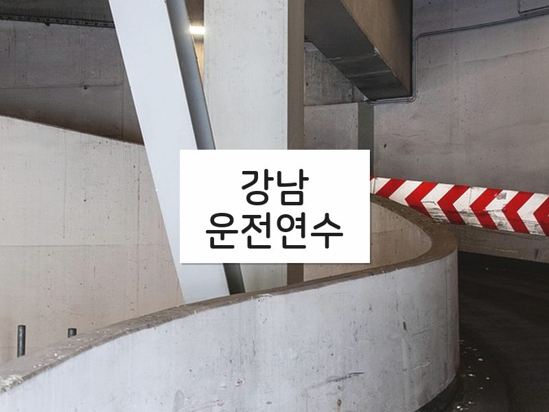 강남운전연수 후기