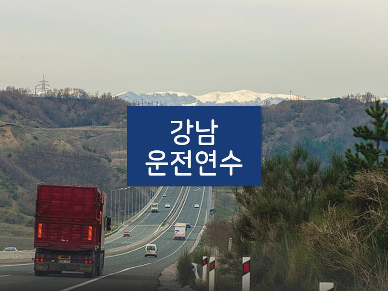 강남운전연수 후기