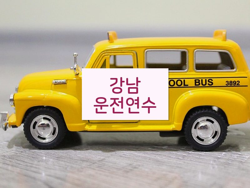 강남운전연수 후기