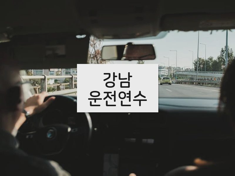 강남운전연수 후기