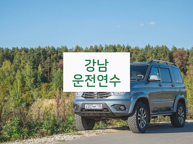 강남운전연수 후기