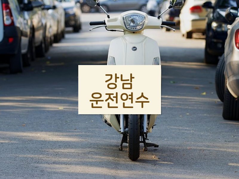 강남운전연수 후기