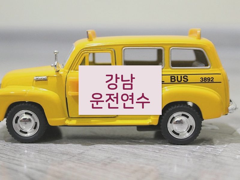 강남운전연수 후기