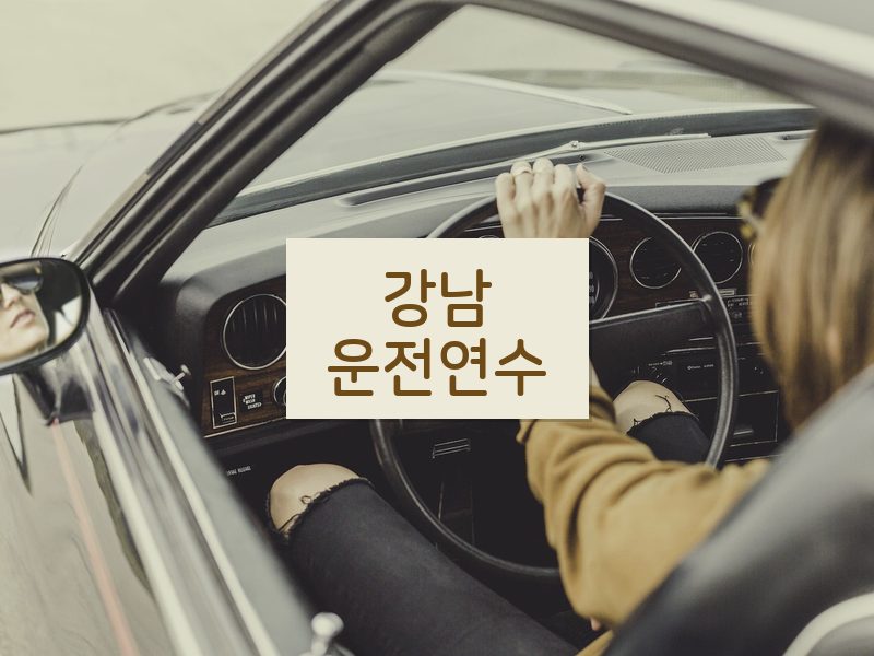 강남운전연수 후기