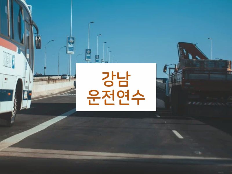 강남운전연수 후기