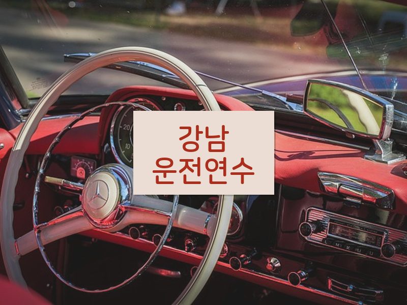 강남운전연수 후기