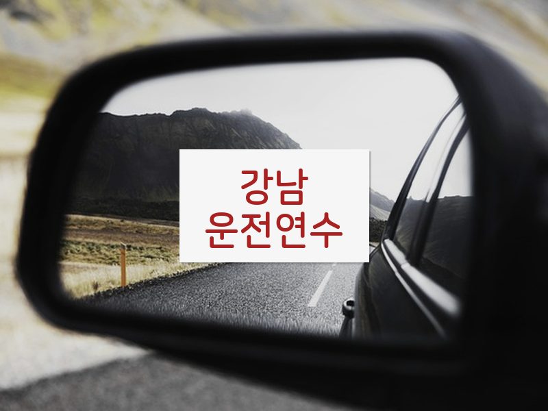 강남운전연수 후기