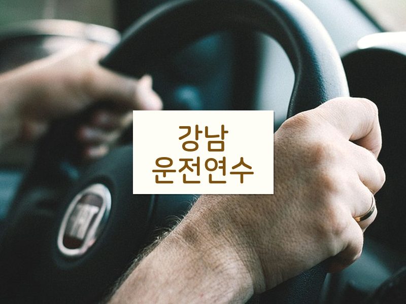 강남운전연수 후기
