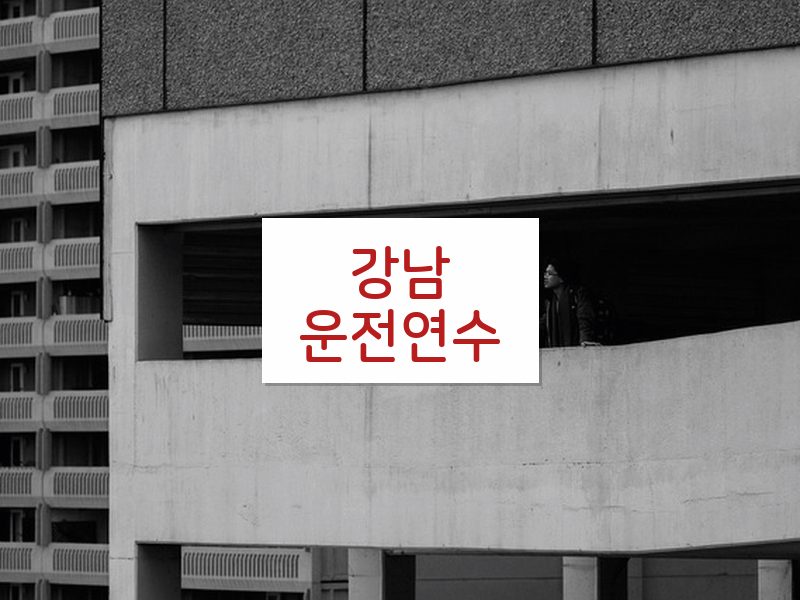 강남운전연수 후기