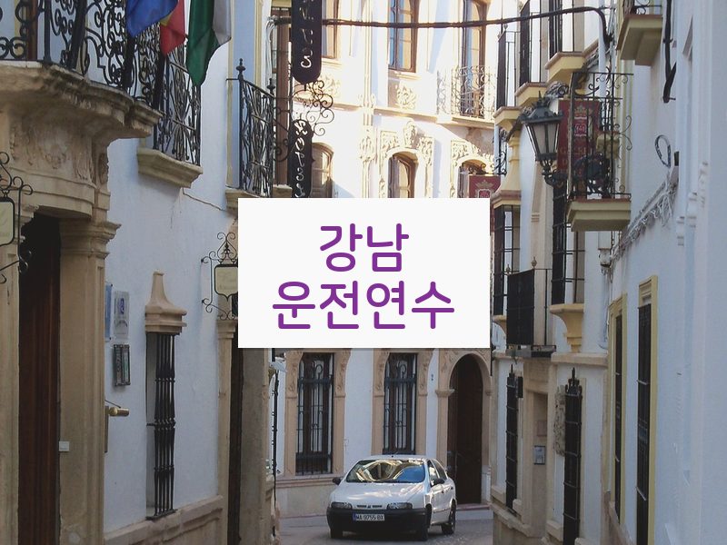 강남운전연수 후기