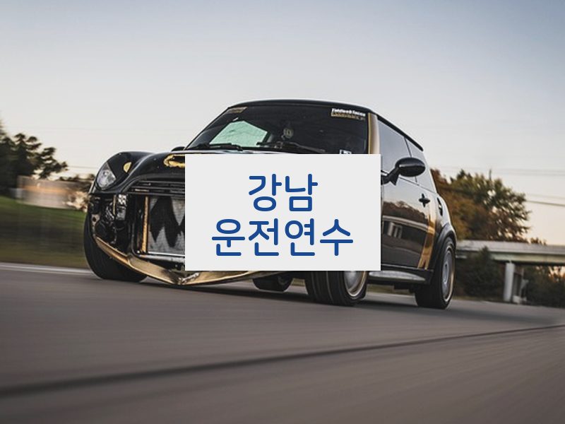 강남운전연수 후기