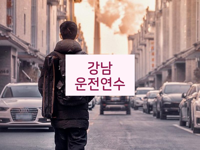 강남운전연수 후기