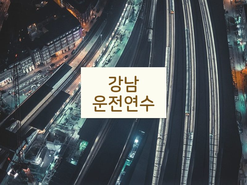 강남운전연수 후기