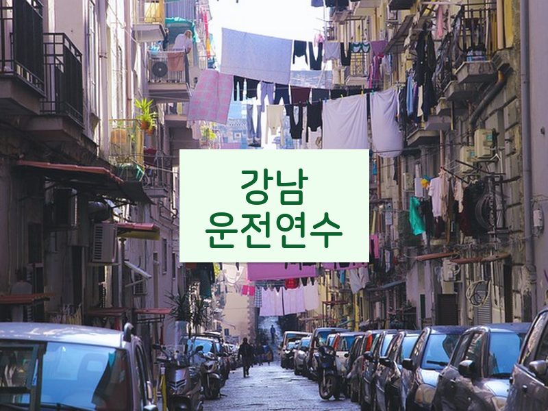 강남운전연수 후기
