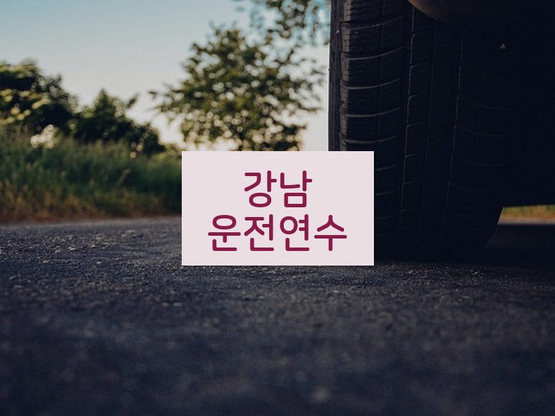 강남운전연수 후기