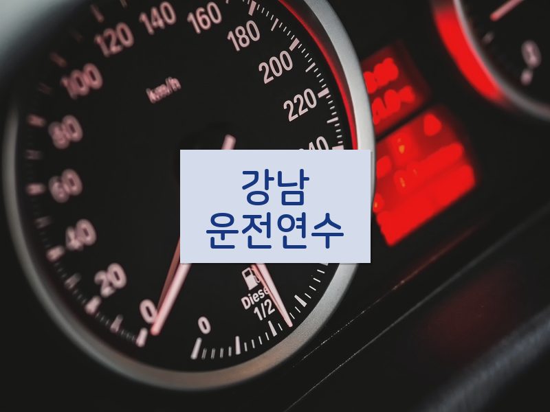 강남운전연수 후기
