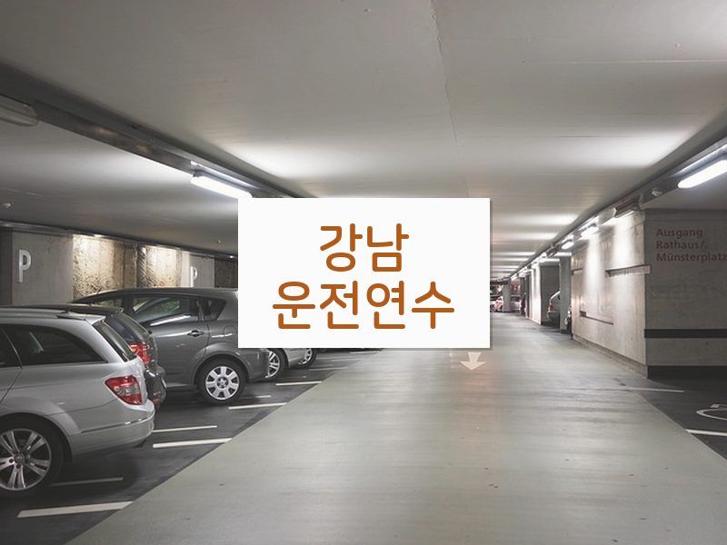 강남운전연수 후기