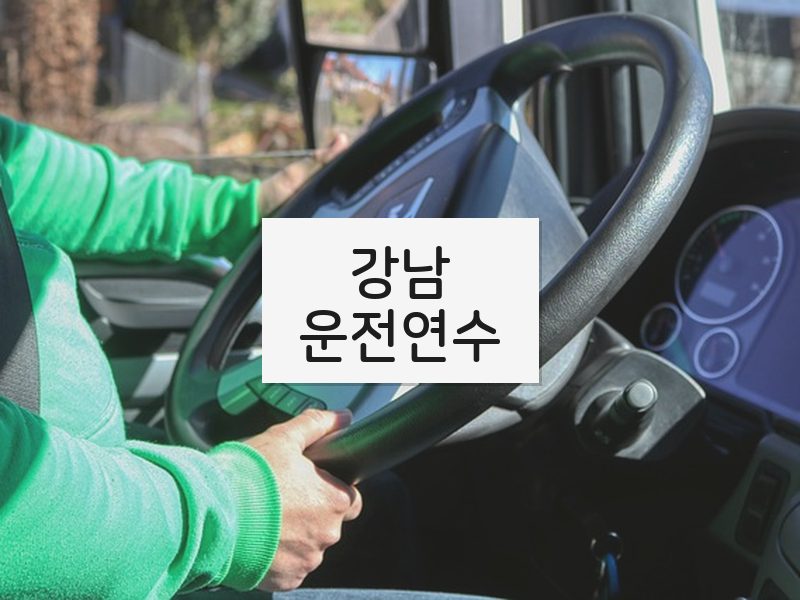 강남운전연수 후기