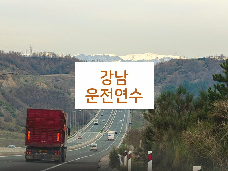 강남운전연수 후기