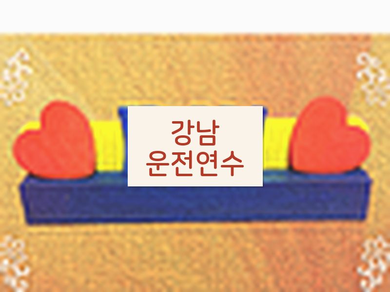 강남운전연수 후기