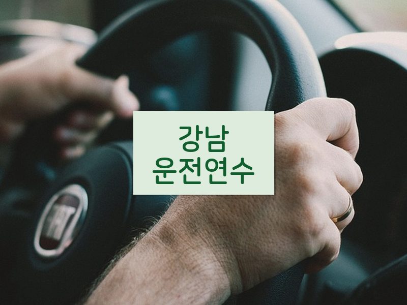 강남운전연수 후기