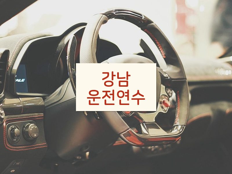 강남운전연수 후기