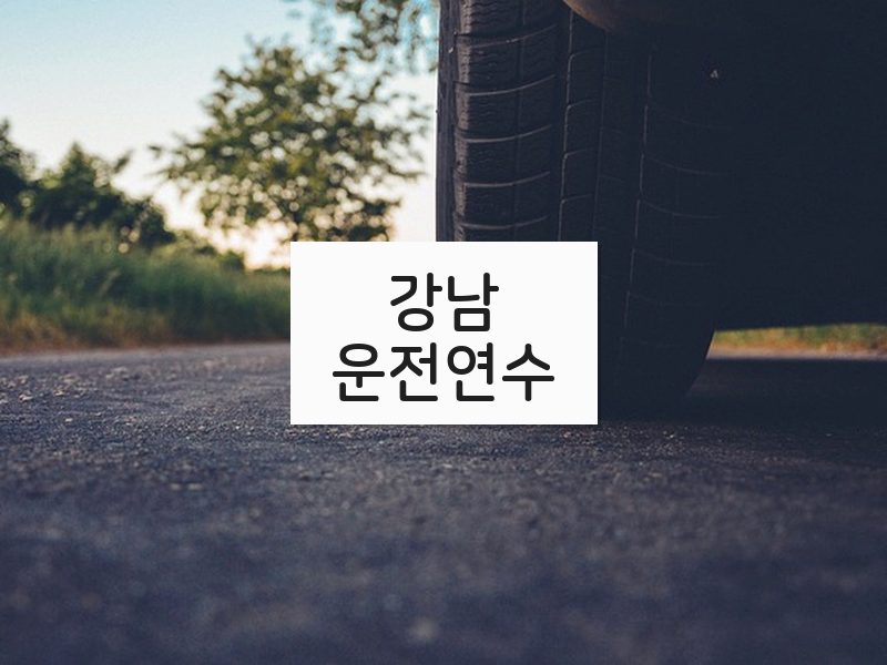 강남운전연수 후기
