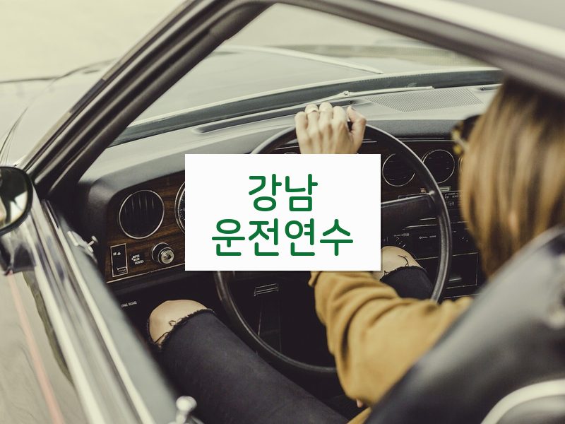 강남운전연수 후기