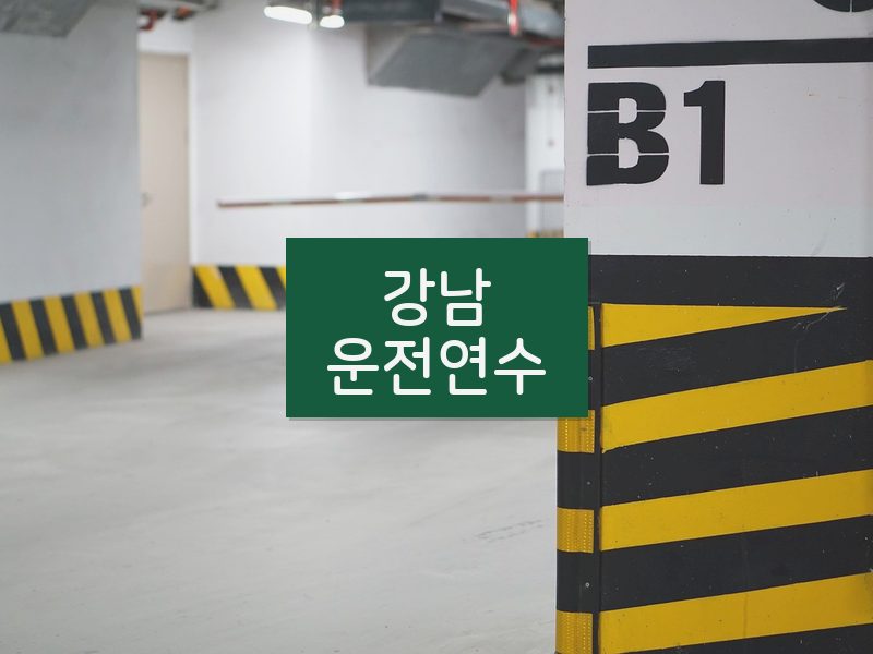 강남운전연수 후기