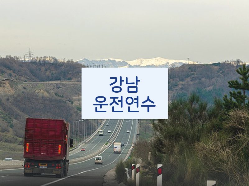 강남운전연수 후기