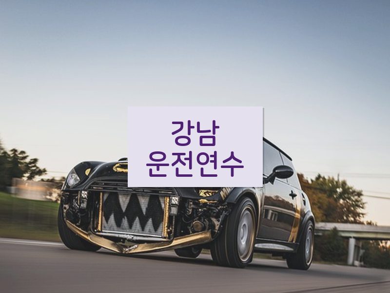강남운전연수 후기