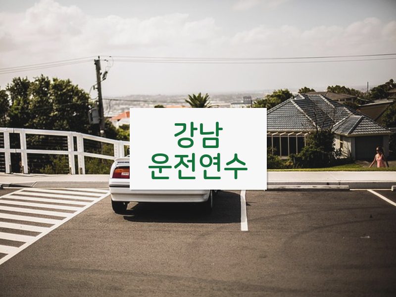 강남운전연수 후기