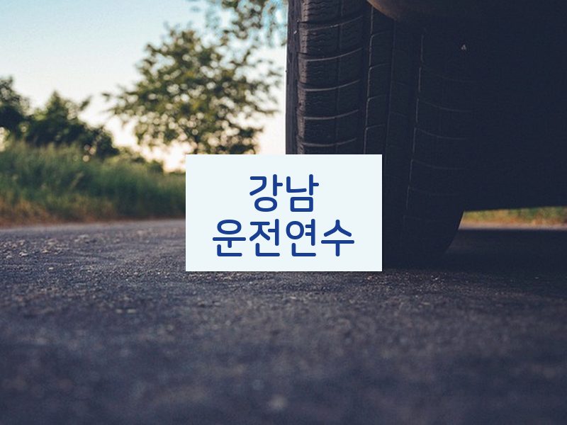 강남운전연수 후기