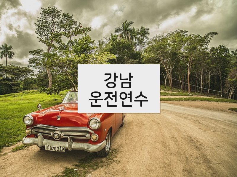 강남운전연수 후기