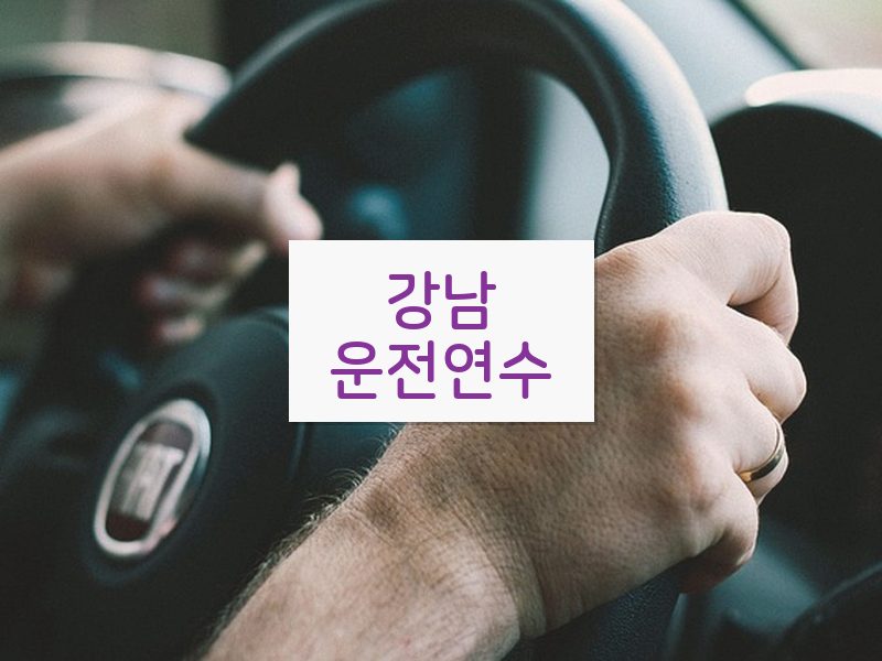 강남운전연수 후기