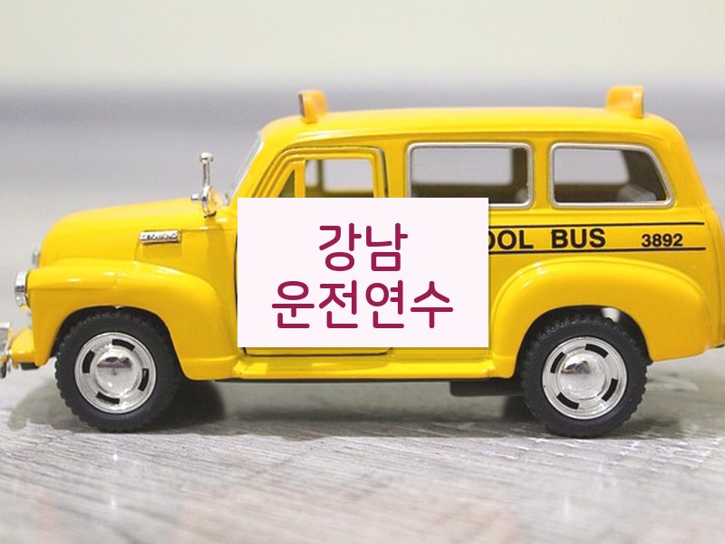 강남운전연수 후기