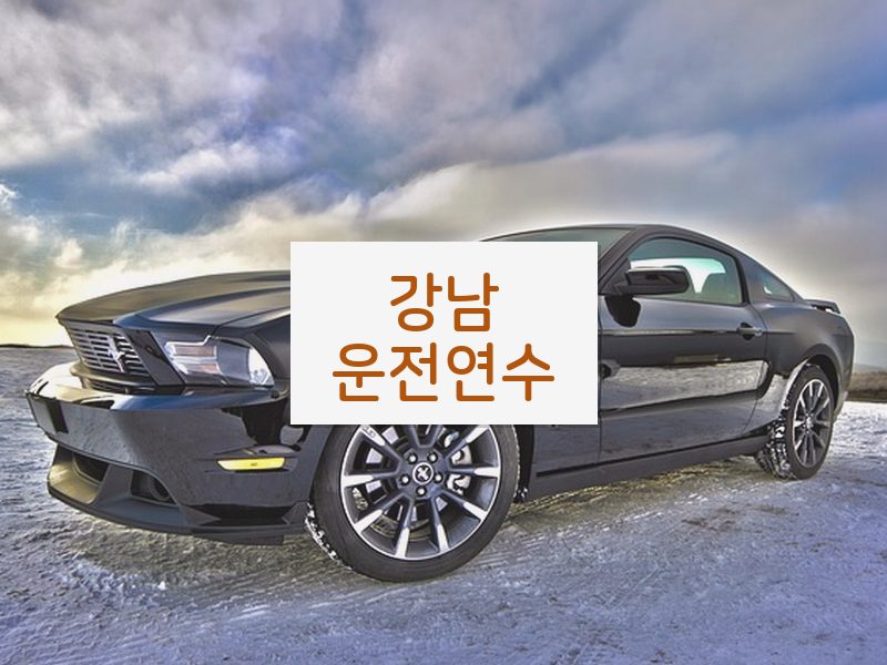 강남운전연수 후기