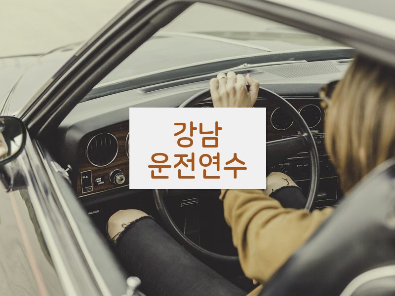 강남운전연수 후기