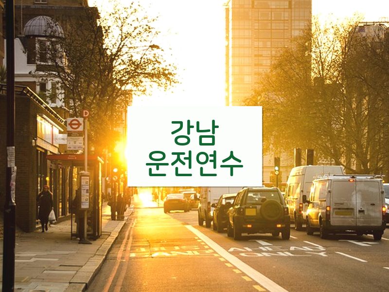 강남운전연수 후기