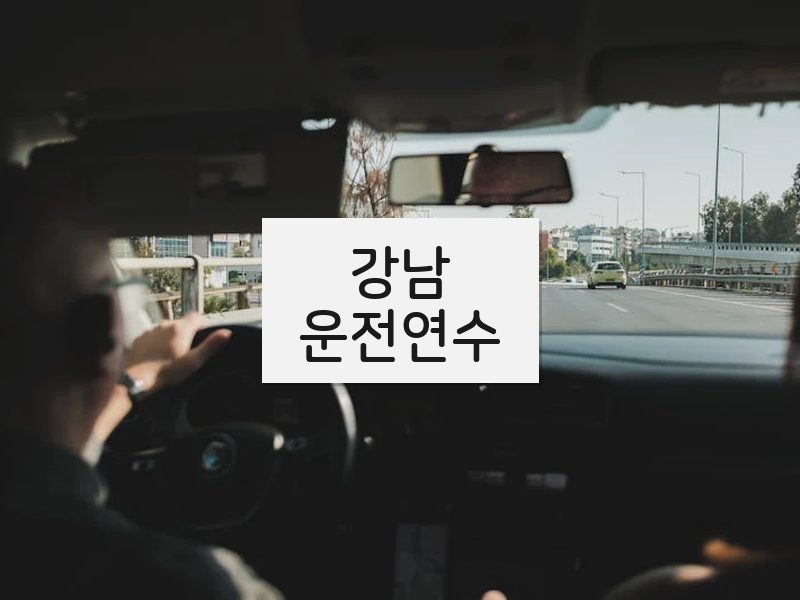 강남운전연수 후기