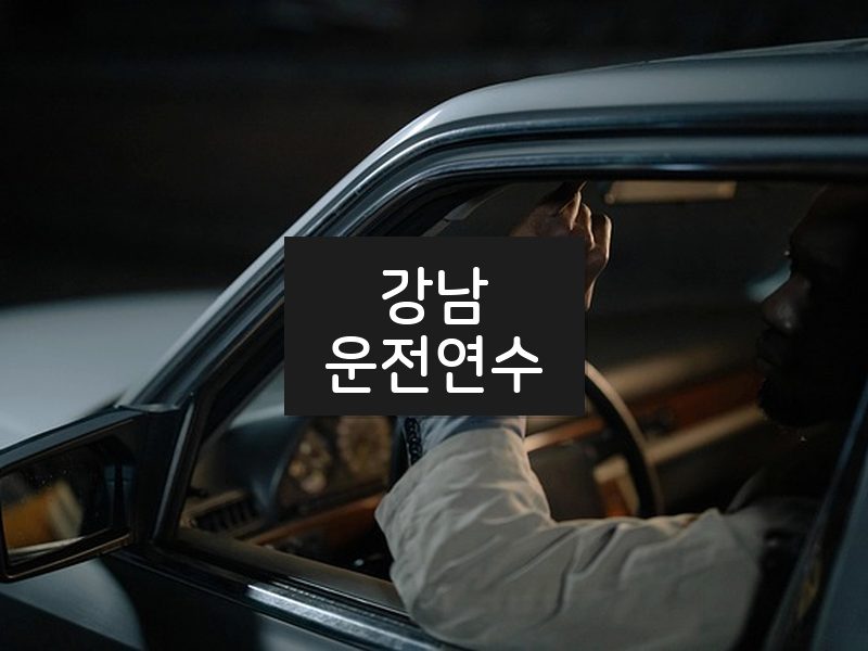 강남운전연수 후기