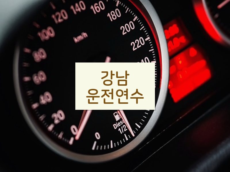 강남운전연수 후기