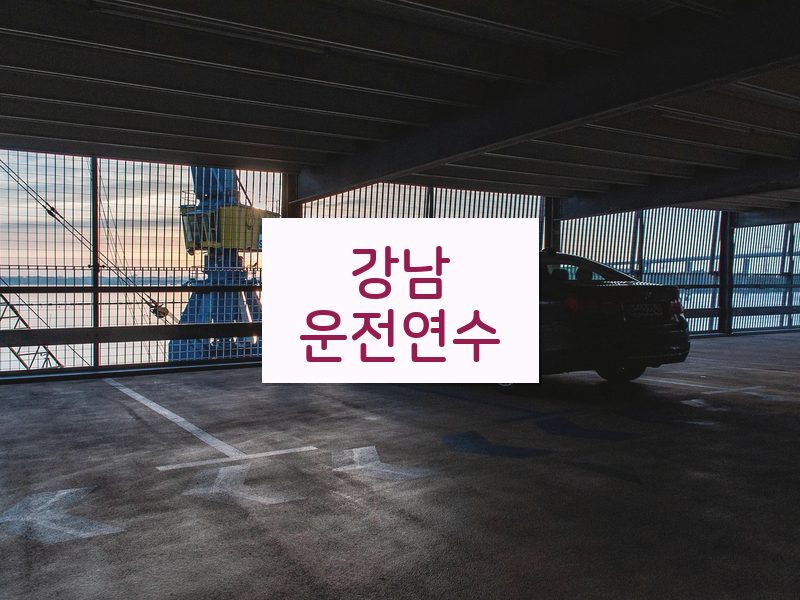 강남운전연수 후기