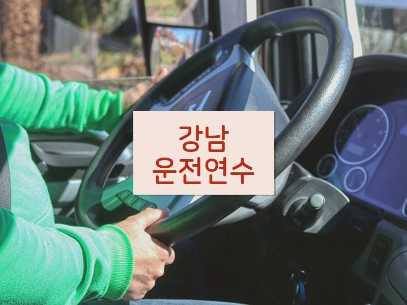 강남운전연수 후기
